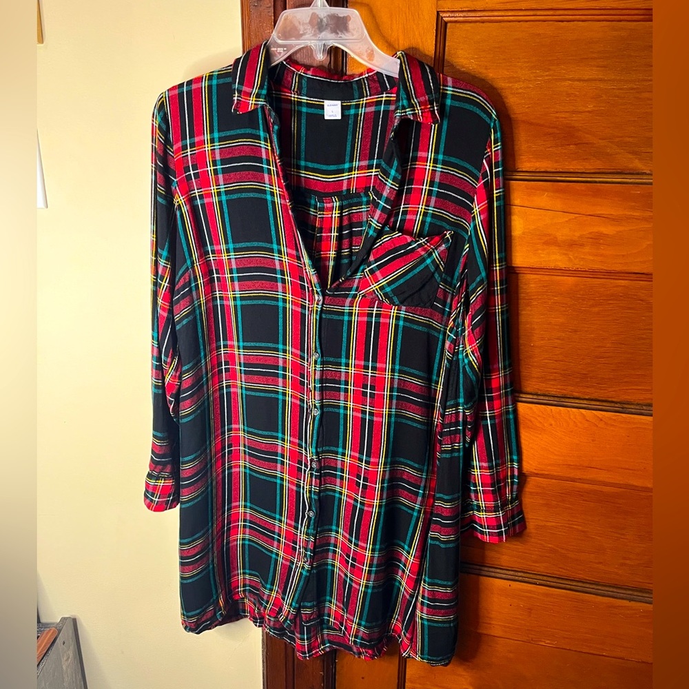 Old Navy Long Sleeve Shirt Dress